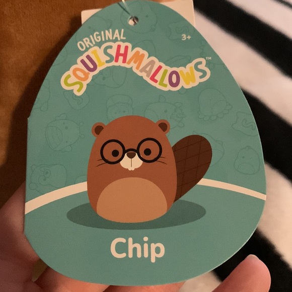 Chip SQUISHMALLOW Beaver 12” - Picture 5 of 10